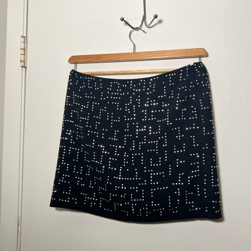 GAP Black Sequin Pencil Mini Skirt for Cocktail